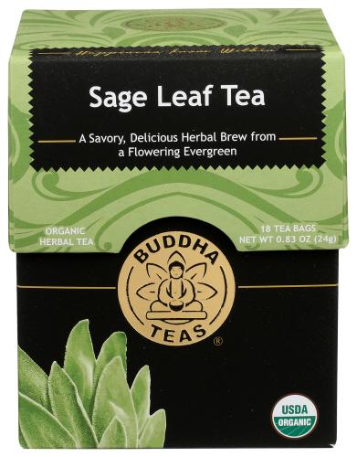 Buddha Teas Tea Sage Leaf - 18 Bg (6 Units)