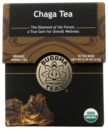 Buddha Teas Tea Chaga Mushroom - 18 Bg (6 Units)