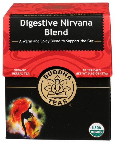 Buddha Teas Tea Digestve Nirvana Blend - 18 Bg (6 Units)