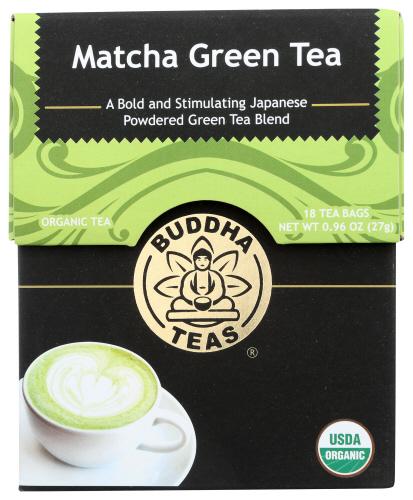 Buddha Teas Green Tea Matcha - 18 Bg (6 Units)