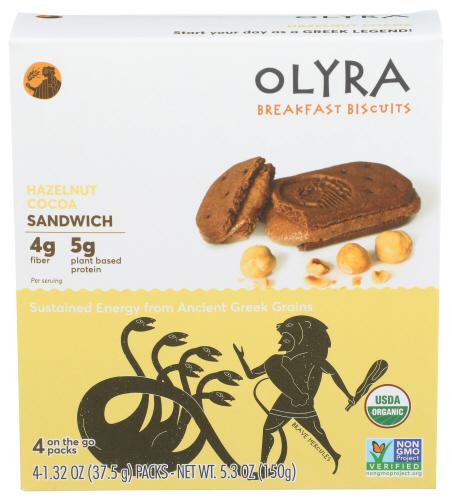 Olyra Biscuit Brkst Hzlnt Cocoa - 5.3 Oz (6 Units)