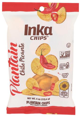 Inka Chip Plantain Chile Picnt - 4 Oz (12 Units)