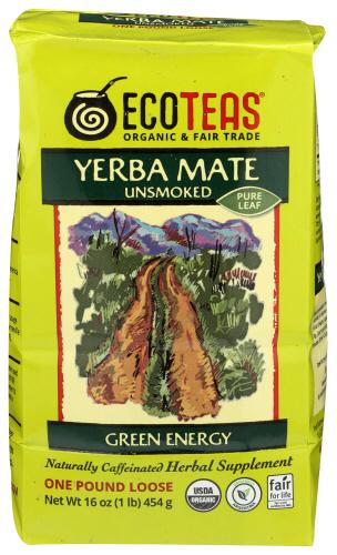 Eco Tea Tea Yerba Mate Loose - 16 Oz (6 Units)