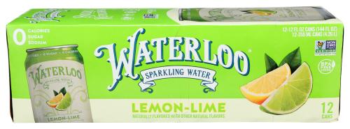 Waterloo Sparkling Water Wtr Sprkl Lmn Lime 12Pk - 144 Fo (2 Units)