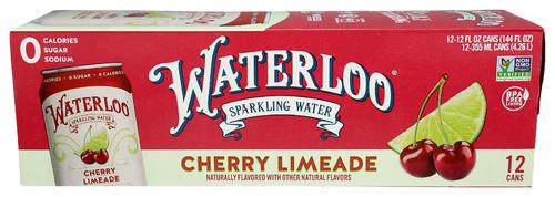 Waterloo Sparkling Water Water Chrry Lmade Sprklng - 144 Fo (2 Units)
