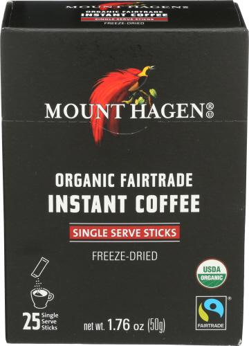 Mount Hagen Coffee Instant Stck Rgulr - 1.76 Oz (8 Units)