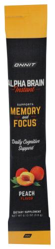 Onnit Alpha Brain Pkt Peach - 0.13 Oz (30 Units)
