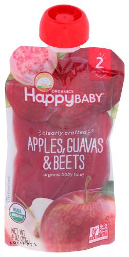 Happy Baby S2 Apple Guava Beet Organic - 4 Oz (16 Units)