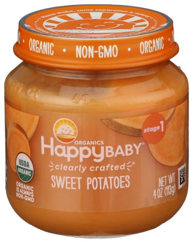 Happy Baby Stage 1 Sweet Pot Cc Jar - 4 Oz (6 Units)