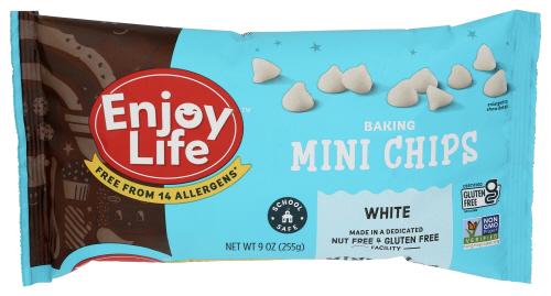 Enjoy Life Chocolate Chips White Mini - 9 Oz (12 Units)