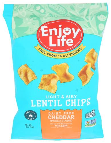 Enjoy Life Chips Lentil Cheddar - 4 Oz (12 Units)
