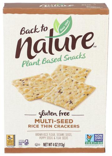 Back To Nature Cracker Rice Thn Mltis - 4 Oz (12 Units)