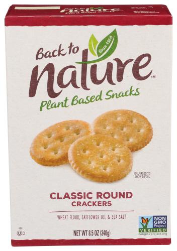 Back To Nature Cracker Classic Round - 8.5 Oz (6 Units)