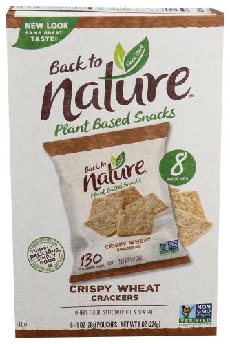 Back To Nature Cracker Crispy White Grab&Go - 8 Oz (4 Units)