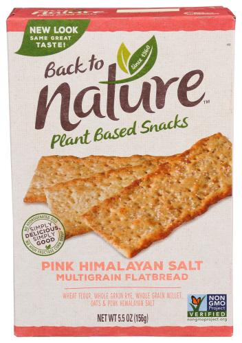 Back To Nature Flatbread Pnk Hmlyn Salt - 5.5 Oz (6 Units)