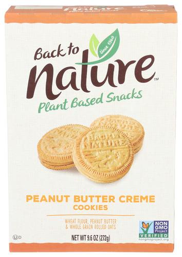 Back To Nature Cookie Sndwch Peanut Butter C - 9.6 Oz (6 Units)