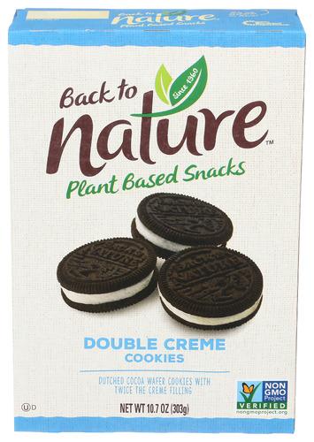 Back To Nature Cookie Double Classic Creme - 10.7 Oz (6 Units)