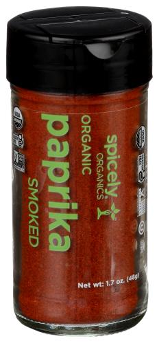 Spicely Organics Spice Paprika Smkd Jar - 1.7 Oz (3 Units)