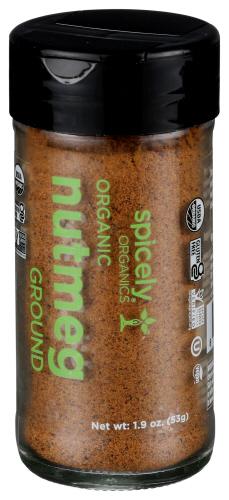 Spicely Organics Spice Nutmeg Grnd Jar - 1.9 Oz (3 Units)