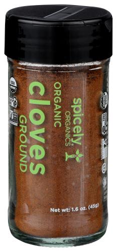 Spicely Organics Spice Cloves Ground Jar - 1.6 Oz (3 Units)
