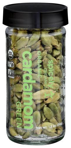 Spicely Organics Spice Cardamom Grn Jar - 1.2 Oz (3 Units)