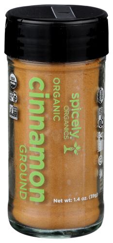 Spicely Organics Spice Cinnamon Ground Jar - 1.4 Oz (3 Units)