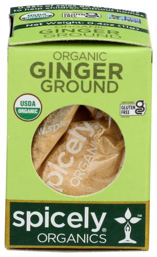 Spicely Organics Spice Ginger Ground Box - 0.4 Oz (6 Units)