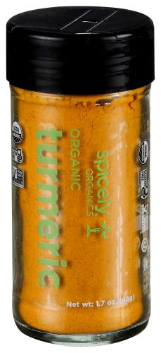 Spicely Organics Spice Turmeric Jar - 1.7 Oz (3 Units)