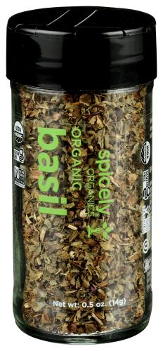 Spicely Organics Spice Basil Jar - 0.5 Oz (3 Units)