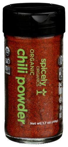 Spicely Organics Spice Chili Powder Jar - 1.7 Oz (3 Units)