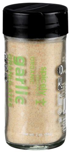 Spicely Organics Spice Garlic Granulates Jar - 2 Oz (3 Units)