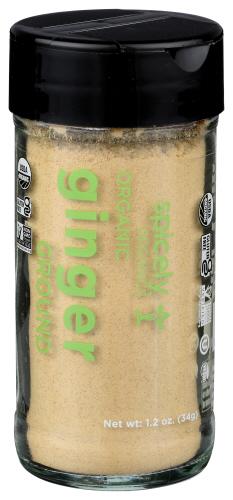 Spicely Organics Spice Ginger Ground Jar - 1.2 Oz (3 Units)