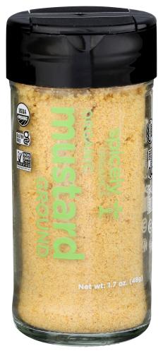 Spicely Organics Spice Mustrd Grnd Jar - 1.7 Oz (3 Units)