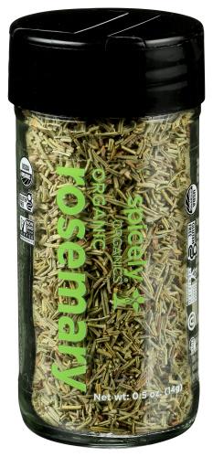 Spicely Organics Spice Rosemary Whole Jar - 0.5 Oz (3 Units)