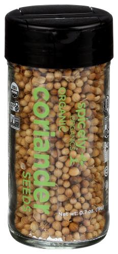 Spicely Organics Spice Coriander Seeds Jar - 0.7 Oz (3 Units)
