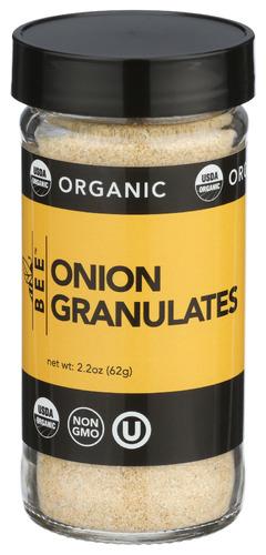 Bee Spices Onion Granulates Organic - 2.2 Oz (6 Units)