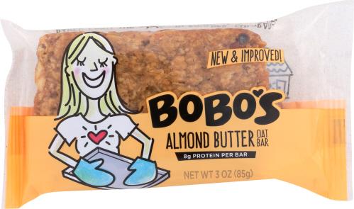 Bobos Oat Bars Bar Oat Almond Butter - 3 Oz (12 Units)