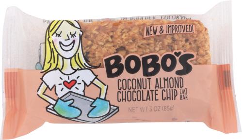 Bobos Oat Bars Bar Oat Coconut Almond Chocolate Chip - 3 Oz (12 Units)