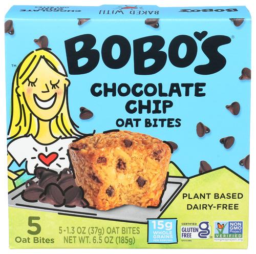 Bobos Oat Bars Bites Original Cchip 5Ct - 6.5 Oz (6 Units)