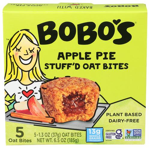 Bobos Oat Bars Bites Stuffd Apple Pie 5Ct - 6.5 Oz (6 Units)