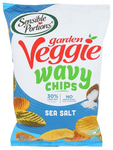 Sensible Portions Chip Veggie Sea Salt - 5 Oz (12 Units)