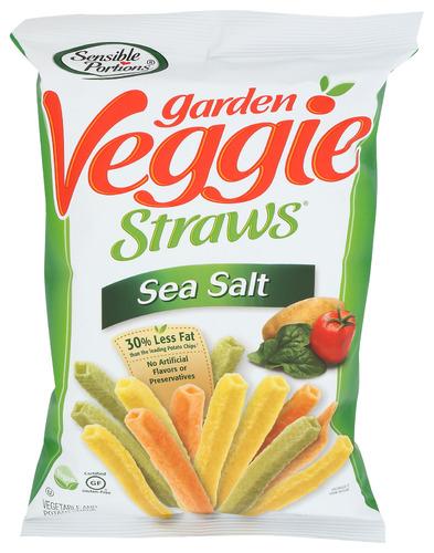 Sensible Portions Straw Veggie Sea Salt - 5 Oz (12 Units)