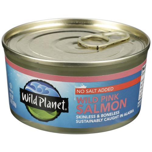 Wild Planet Salmon Pink Wld Alska Ns - 6 Oz (12 Units)