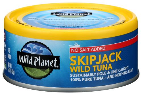 Wild Planet Tuna Wild Skpjck Lght Ns - 5 Oz (12 Units)