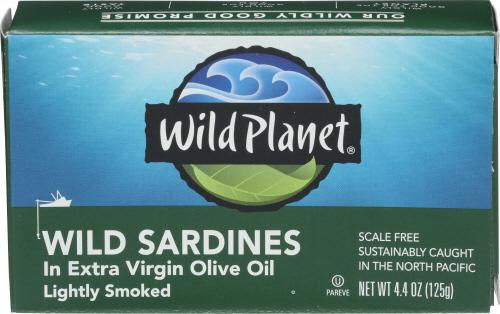 Wild Planet Sardine Evoo - 4.4 Oz (12 Units)