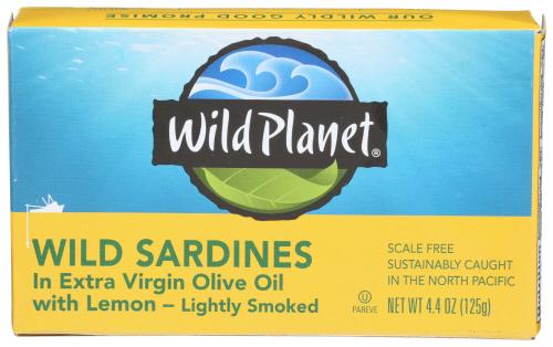 Wild Planet Sardine Oil N Lmn - 4.4 Oz (12 Units)