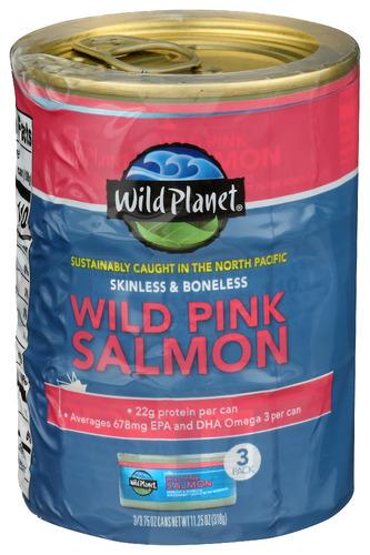 Wild Planet Salmon Wild Pink - 11.25 Oz (12 Units)