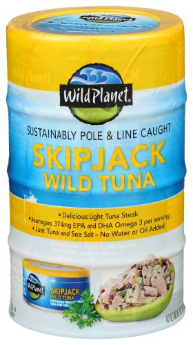 Wild Planet Tuna Skipjack Wild 4Pk - 20 Oz (12 Units)