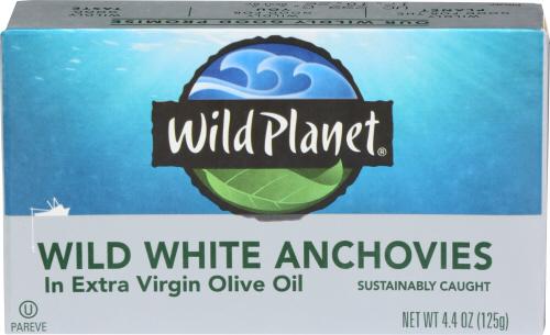 Wild Planet Anchovy White W Evoo - 4.4 Oz (12 Units)