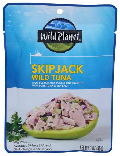 Wild Planet Pouch Skipjack Wild Light - 3 Oz (24 Units)